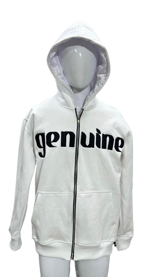 Genuine Zip Up Collection (White/Black)